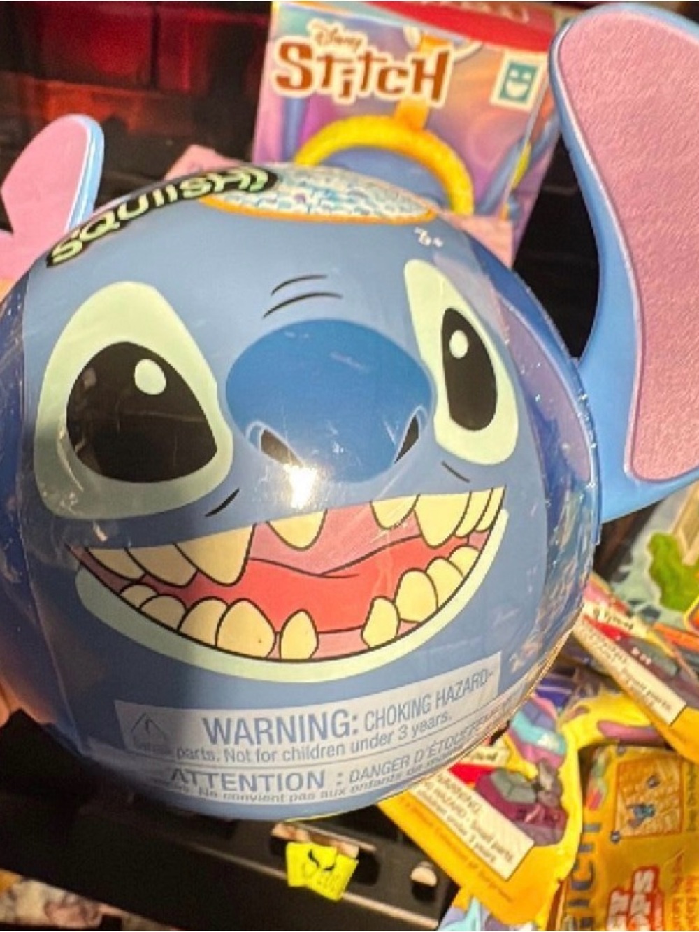 Just Play Disney Stitch Squish-a-Stitch Blind Capsule - NEW